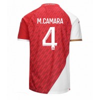 Camisa de time de futebol AS Monaco Mohamed Camara #4 Replicas 1º Equipamento 2023-24 Manga Curta